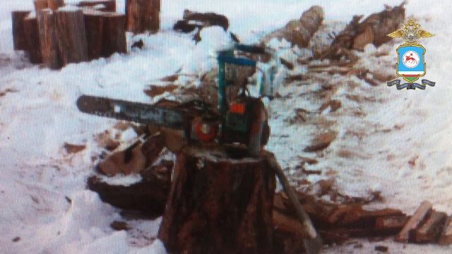Незаконная вырубка леса в Намском районе смотреть онлайн