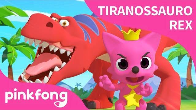 [Português] Dança Tiranossauro Rex | Dinossauro |@Pinkfong_Portuguese