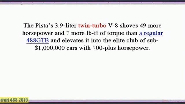 New Ferrari 488 2019 | 2019 Ferrari 488 Review And Specs смотреть онлайн