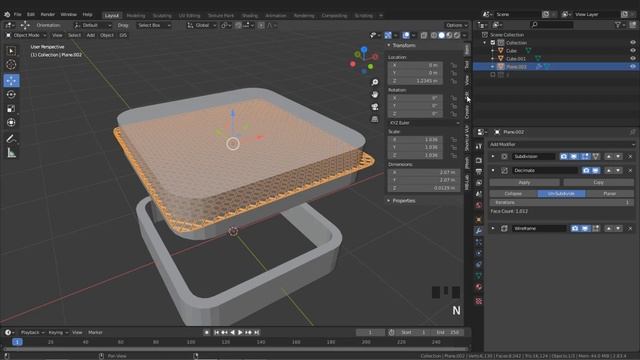 Crea Rejas para Paneles en BLENDER смотреть онлайн