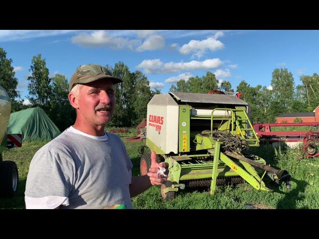 Первые 520 рулонов на прессе Krone - сравниваем C Rollant 250