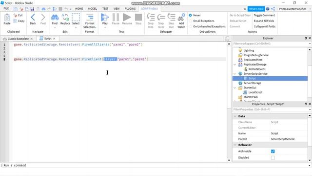Remote Events - Server to Client (Roblox Studio Tutorial Summary Series) (S002) смотреть онлайн