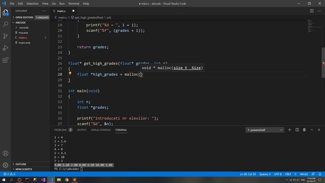 Limbajul C avansat. Lectia 9. Practica 1. malloc() calloc() смотреть онлайн