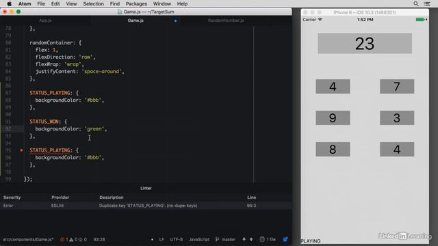 4-Building a Simple Game App in React Native Part 2 | Using React DevTools with React Native смотреть онлайн