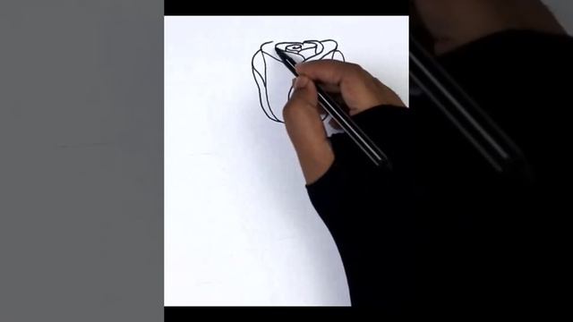 How to Draw a Rose step by step Easy | Как нарисовать цветок розы смотреть онлайн