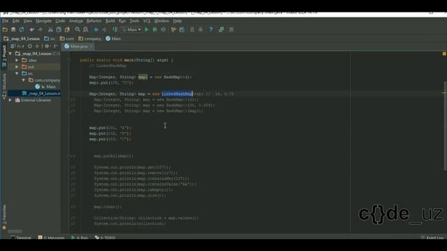 Java Map. 4 - LinkedHashMap смотреть онлайн