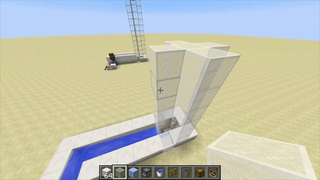 Minecraft (1.7) Pistonless Glass Item Elevator. (See link for updated version) смотреть онлайн