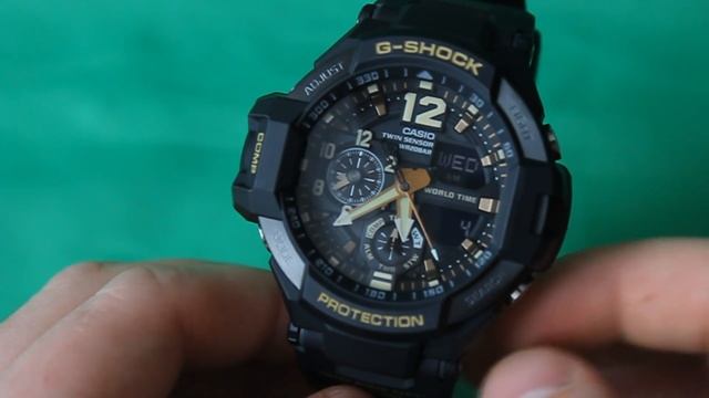 Обзор CASIO G-SHOCK GA-1100GB-1A | Где купить со скидкой смотреть онлайн