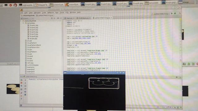 Template matching for cup placement смотреть онлайн
