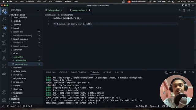 Trying out Google's new Carbon Programming Language for the first time! | Bikalpa Codes Live смотреть онлайн
