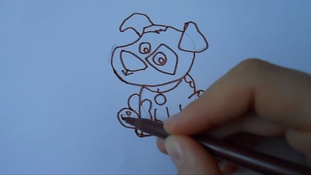 Как рисовать ЩЕНКА смотреть онлайн