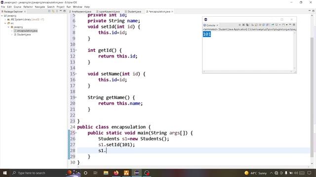 #56 Java Encapsulation | Java Getter and Setter Method смотреть онлайн