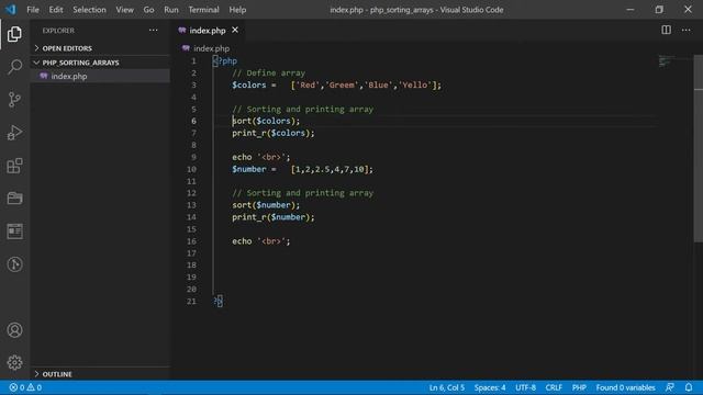 PHP Sorting Arrays | Beginner смотреть онлайн