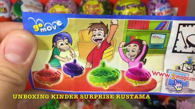 Распаковка 30 Сюрпризов из разных серий.Unboxing Surprise Eggs From Interesting Collection