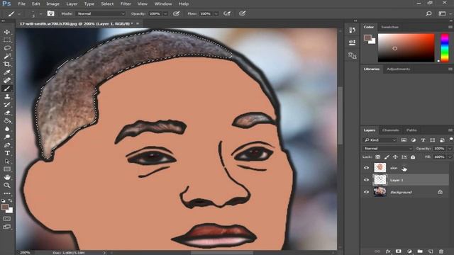 Photoshop | How to Make Cartoon Effect / Vector Artwork - EASY (2019) смотреть онлайн