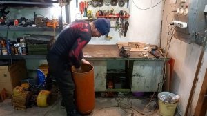 Как сделать ресивер к компрессору своими руками из баллонов от пропана.