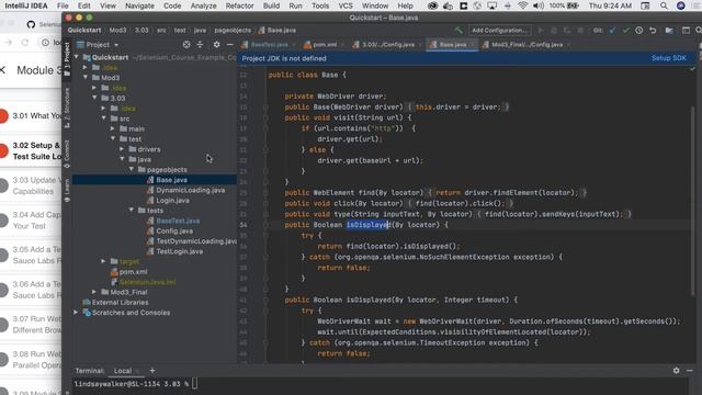 Local Test Project Code – Selenium Java and JUnit4 смотреть онлайн