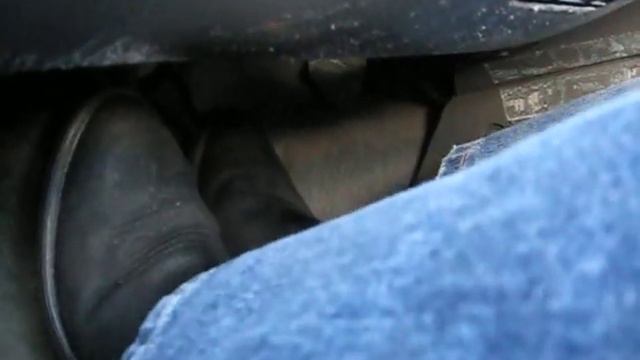 Pedal Pumping In Black Cowboy Boots