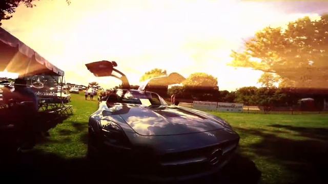 Mercedes SLS AMG Gull Wing at the Pittsburgh Vintage Grand Prix смотреть онлайн