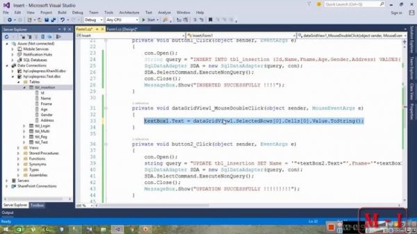 How To Update and Delete Data From Database In DataGridView C# | Visual Studio 2015