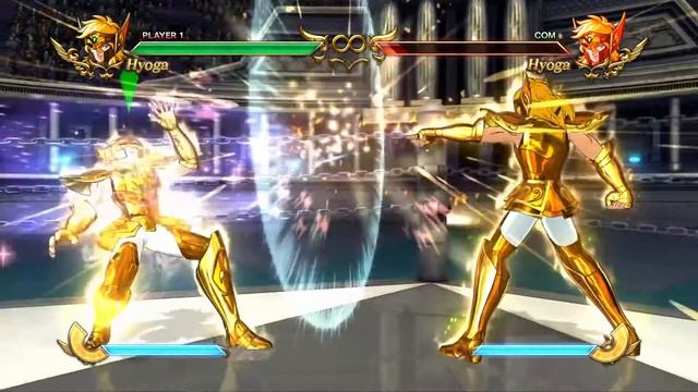 Saint Seiya Soldier's Soul: Aquarius Hyoga Gold Cloth Moveset Gameplay [PS4] (English) смотреть онлайн