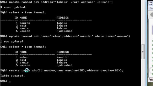 Learn Oracle in urdu Change Table Name part-10 смотреть онлайн