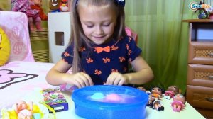 Сюрприз для Ярославы - открываем Шар Сюрприз с Пупсом! Распаковка бомбочек LOL Видео для детей