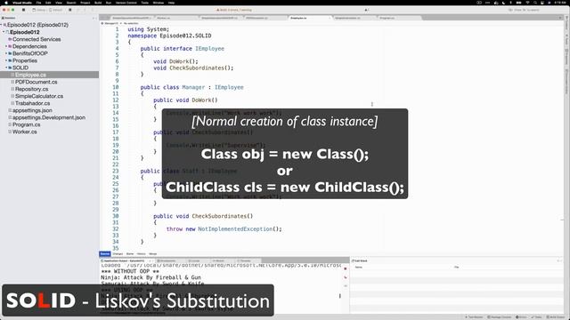 C# - Simple Non-OOP VS OOP & SOLID Principle | Episode 12 | Discussion and Coding | Tagalog Tutoria смотреть онлайн