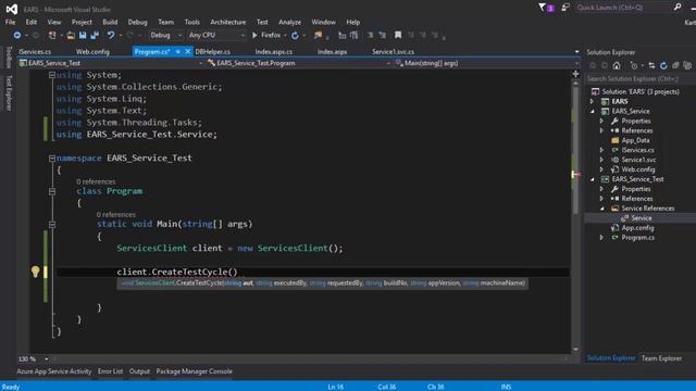Part 16 - Consuming Web Service for automation reporting system смотреть онлайн