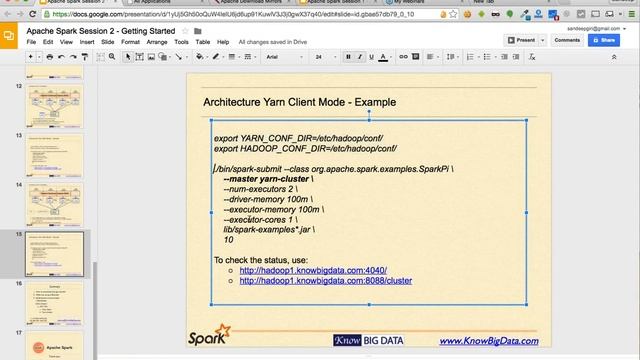 Big Data With SPARK - Batch of 5 Sep [7_00 am IST] 12-09-15 8.45 am смотреть онлайн