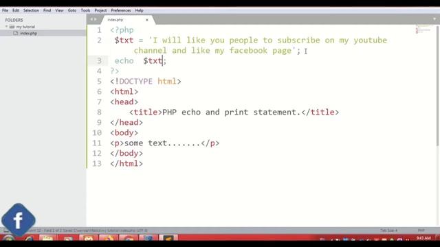 PHP Tutorial echo and print смотреть онлайн