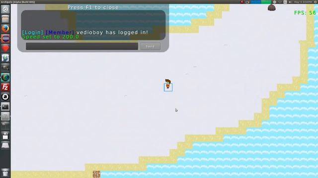 Archipelo Alpha Build 006: 18x18 tiles (LibGDX 2D Java MMORPG) смотреть онлайн