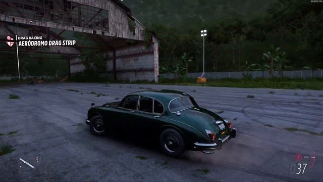 Forza Horizon 5 . Jaguar Mk II 3.8 1959 . Car Show Speed Jump Crash Test Drive . 4K 60fps. смотреть онлайн