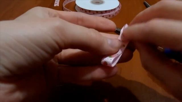 Заколка бантик на зажиме. Канзаши. Мастер-класс для начинающих