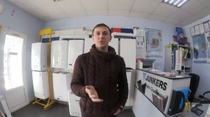 Газовый настенный котел на кухне. Установка.