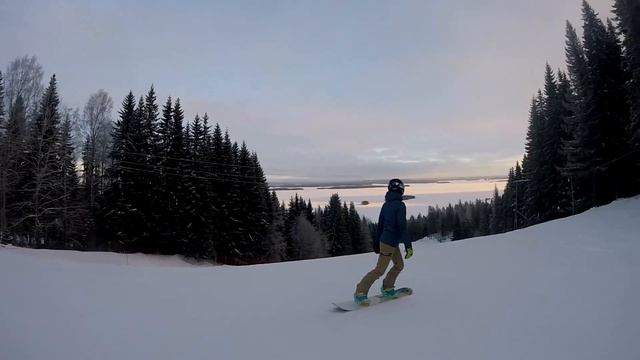 Красно-синяя трасса целиком Коли, Финляндия смотреть онлайн