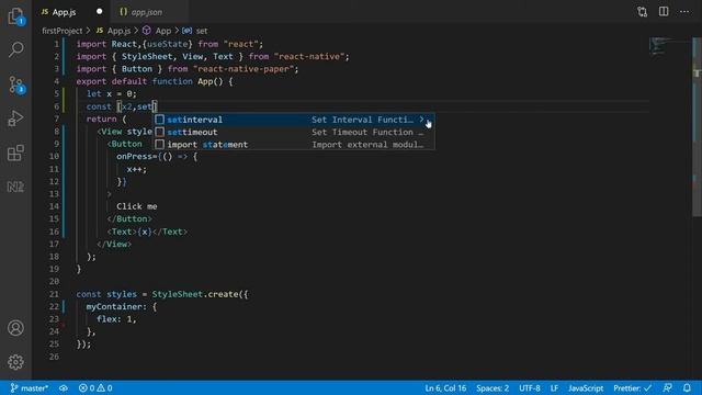 React Native - Use State смотреть онлайн