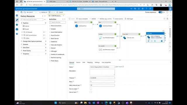 Ingest Sap Success Factor Using Data Factory into a table - Part 2 #datafactory #sap #successfactor смотреть онлайн