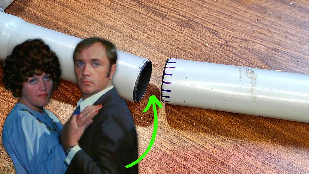 КАК СОЕДИНИТЬ ДВЕ ПЛАСТИКОВЫЕ ТРУБЫ БЕЗ МУФТЫ #21 смотреть онлайн
