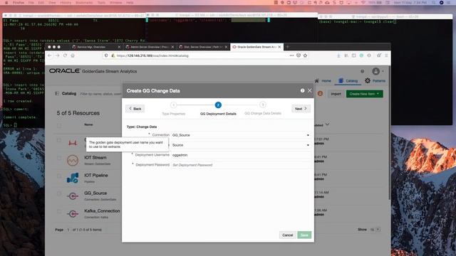 Demonstration - GoldenGate end-to-end with Stream Analytics смотреть онлайн