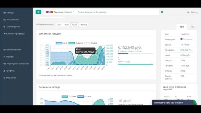 Продажи светящегося пледа на Wildberries. Аналитика маркетплейса