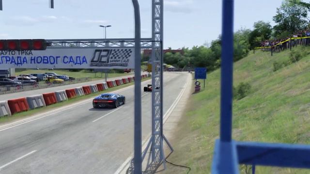 F1 McLaren MP4/6 1991 Ayrton Senna vs Bugatti Chiron 2016 at Miseluk смотреть онлайн