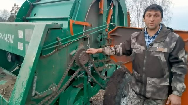 Отзыв Пяткова Валерия о пресс-подборщике ПР-145М завода УНИСИБМАШ из Новосибирска смотреть онлайн