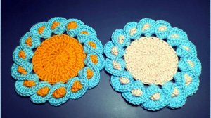 Красивая подставка крючком, так и хочется связать