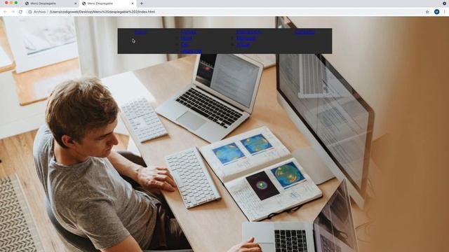 Menú Desplegable - HTML & CSS смотреть онлайн