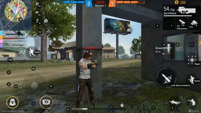 Free Fire Game Play On PC Game Loop Emulator | BBAS Games World смотреть онлайн