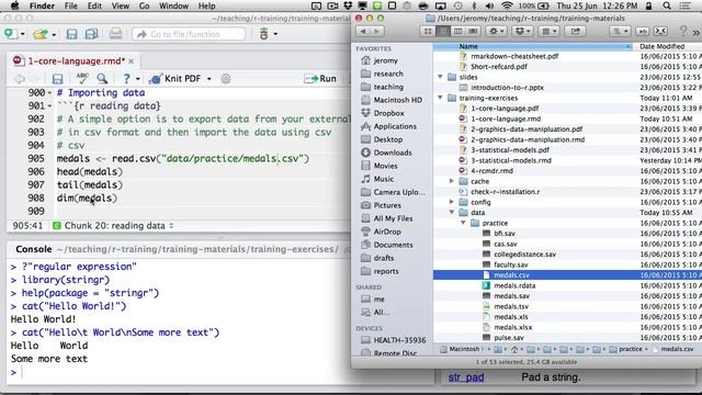 2.2: String Functions, Importing and Exporting Data - Introduction to R Workshop смотреть онлайн