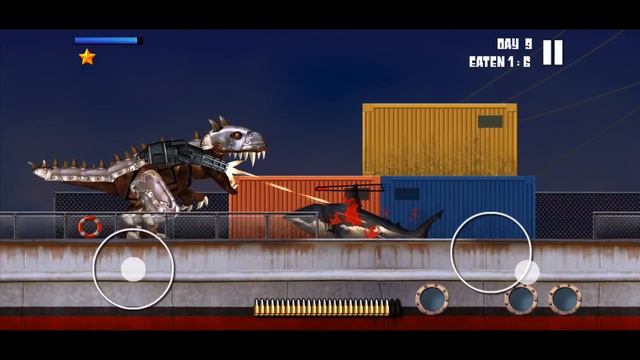 Мега БРОНЯ на бешенного ТИРЕКСА Miami REX прохождение игры про динозавра на андроид УРОВЕНЬ 7-10 смотреть онлайн