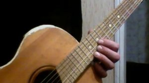 Основные аккорды на грифе семиструнной гитары цыганского строя .