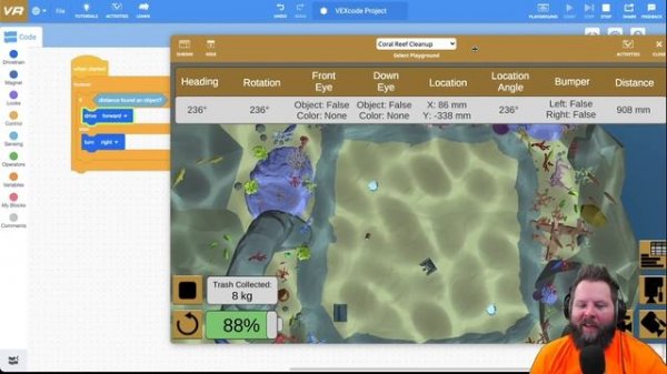 VEX VR Coral Reef Cleanup